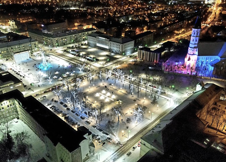 Prisikėlimo aikštė ir Vilniaus gatvės pėsčiųjų bulvaras, Šiauliai